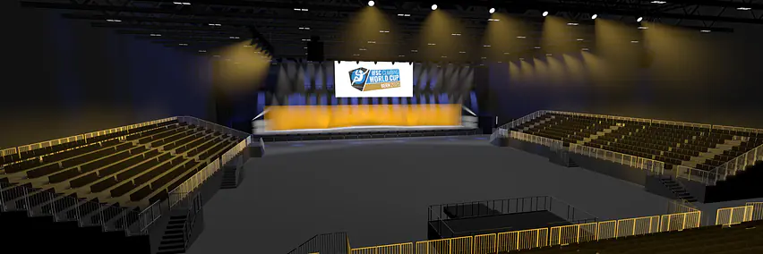 Eine Bühne der Superlative: Die Festhalle der BERNEXPO wird zum Hotspot der Boulder-Elite